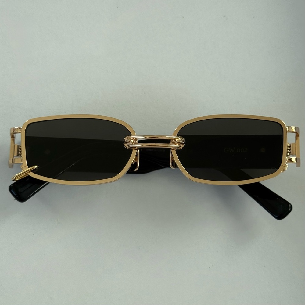 Gentle Monster AUTHENTIC! Gw 002 03 Gentle Wu Gold Frame Sunglasses. - Picture 12 of 16